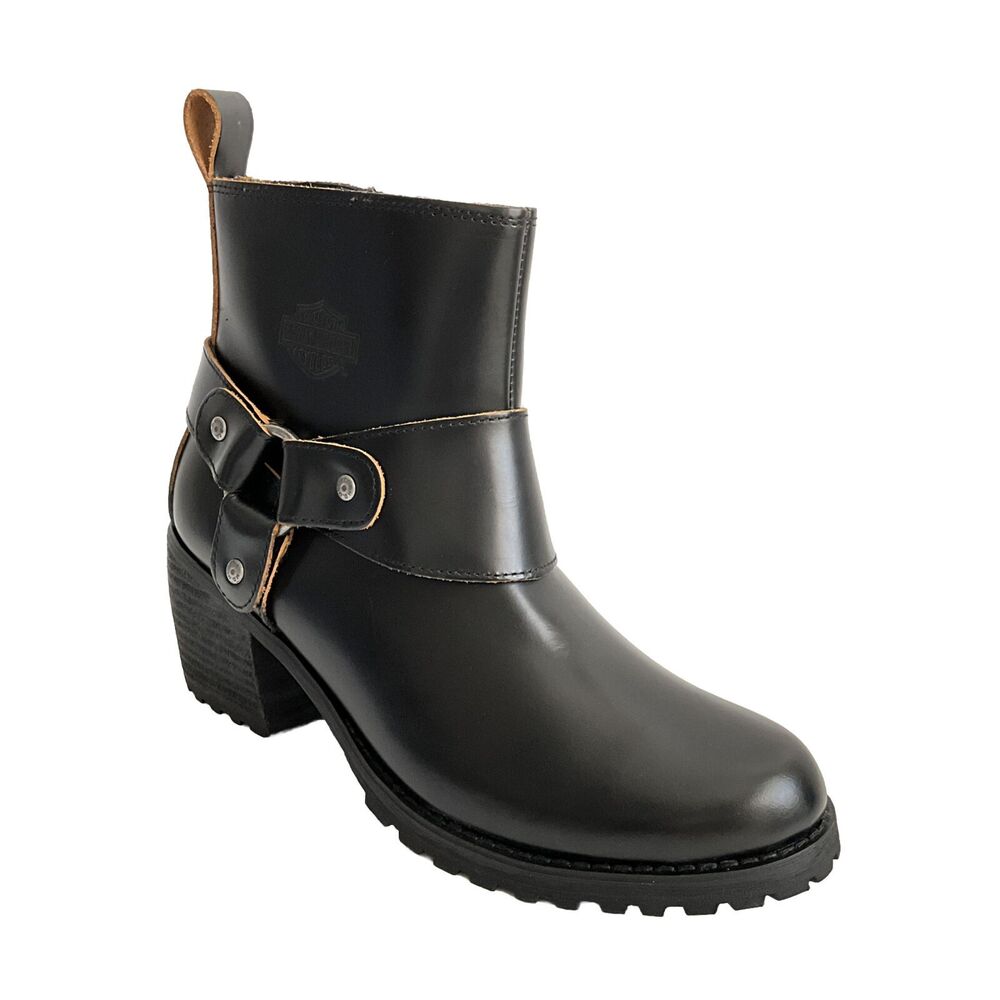 New Harley Davidson Lalanne Harness Riding Bootie 7.5